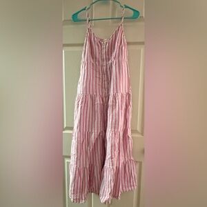 Universal Thread Pink and White Striped Dress.